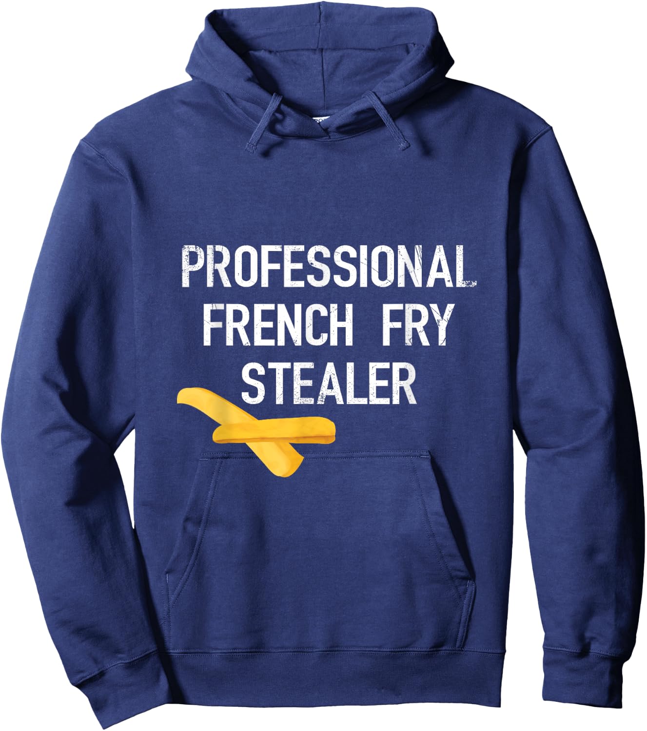 Professional French Fries Stealer - Funny Diet Gym Hoodie - Hoodie | Navy