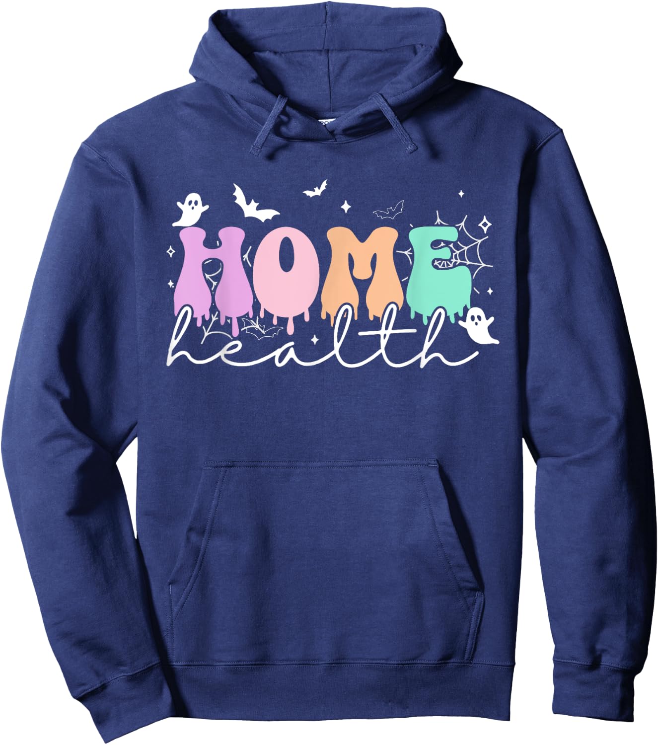 Home Health Aid Halloween Home Health Nurse Healthcare Aide Hoodie - Hoodie | Navy