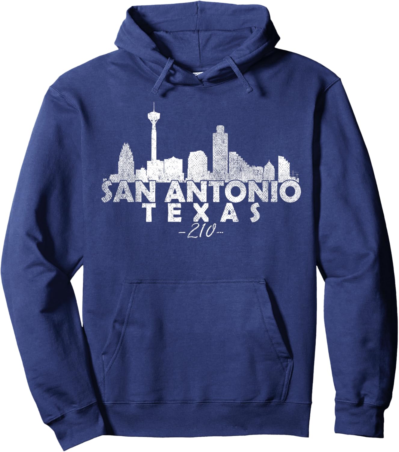 San Antonio Texas TX | skyline Hoodie - Hoodie | Navy