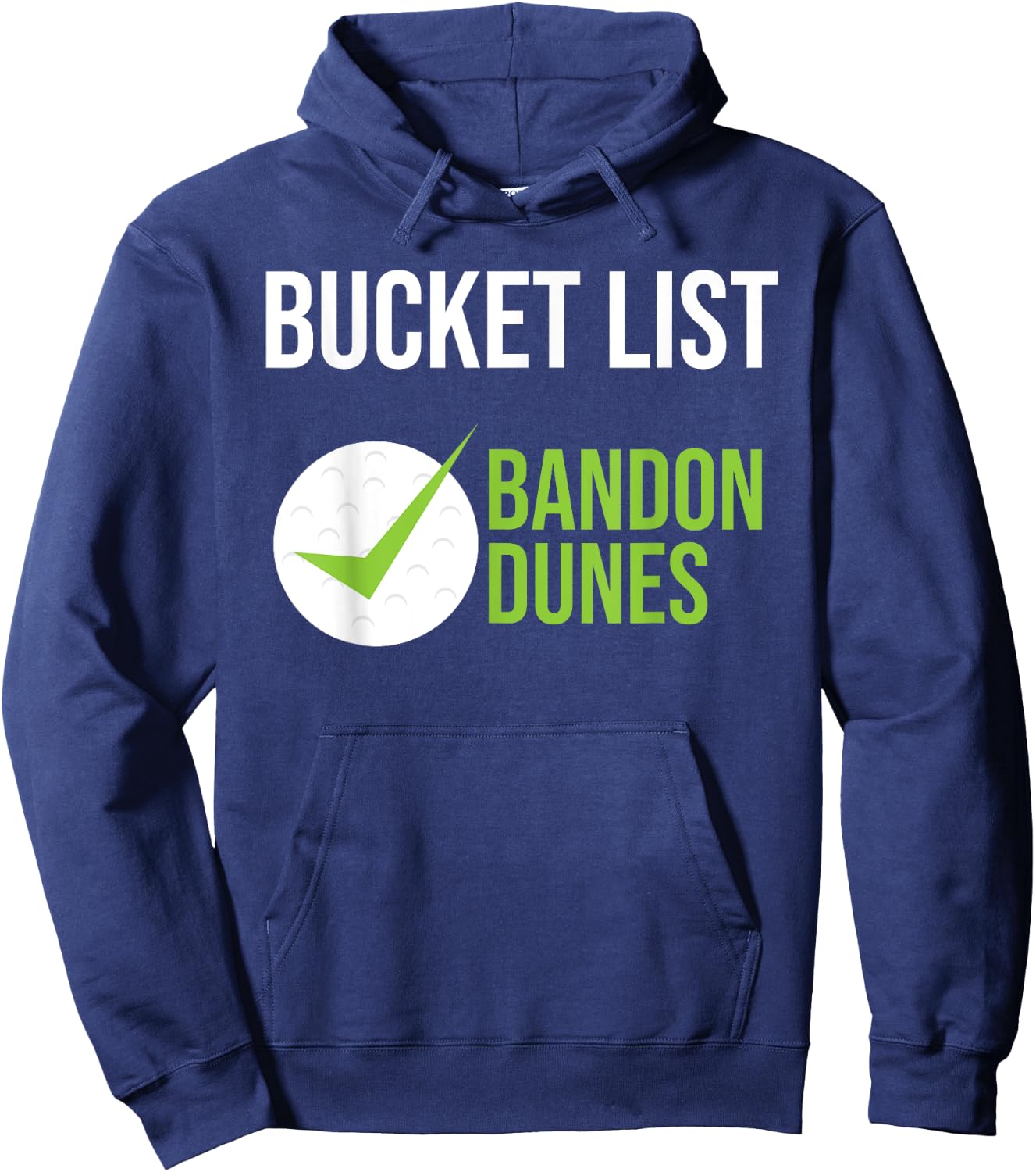 NiffTees - Bucket List Golf Fanatic Shirts Bandon Dun Hoodie - Hoodie | Navy