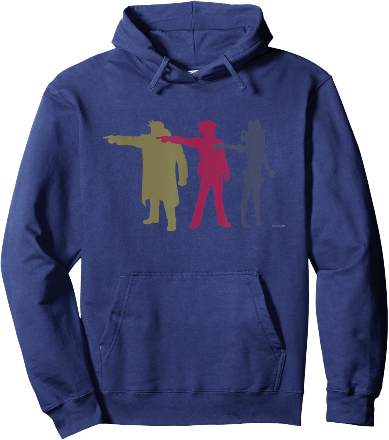 Ace Attorney Investigations Collection Triple Objection (A) Hoodie - Hoodie | Navy