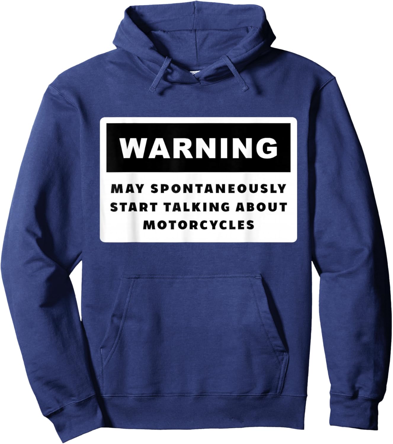 Funny Biker Motorcycle Hoodie - Hoodie | Navy