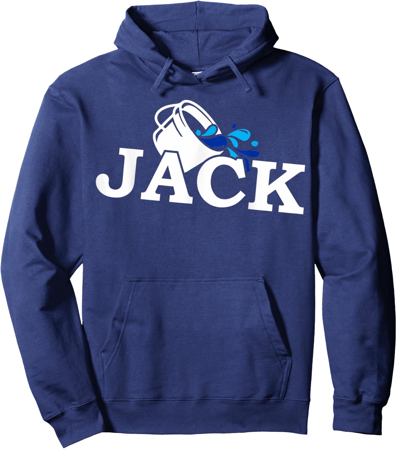 Jack Jill Matching Halloween costume for couples and adults Hoodie - Hoodie | Navy