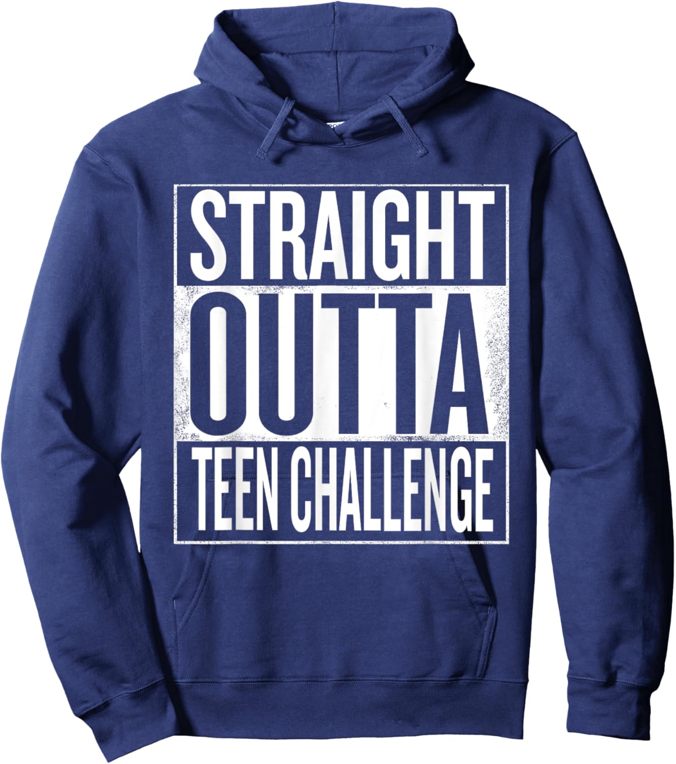 Straight Outta Teen Challenge Hoodie - Hoodie | Navy