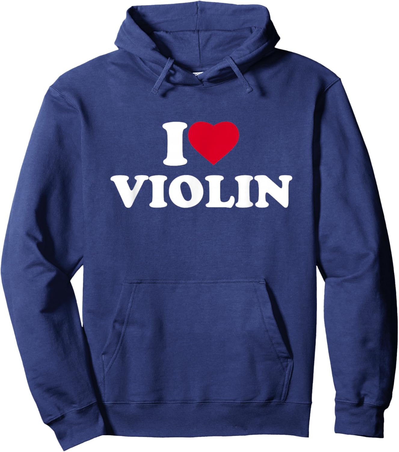 I Love Violin I Heart Violin Lover Player Violinist Hoodie - Hoodie | Navy