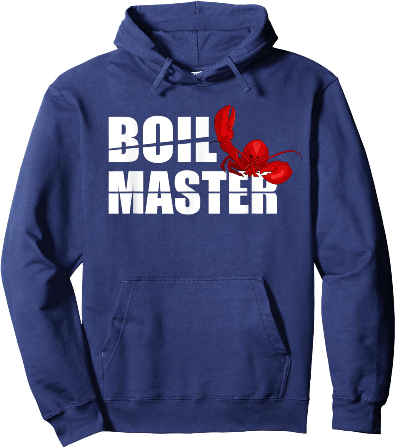 Crawfish Boil Master Funny Crayfish Party Crawfish King Hoodie - Hoodie | Navy