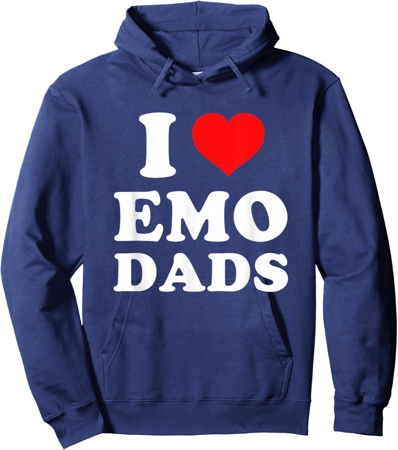 I Love Emo Dads Hoodie - Hoodie | Navy
