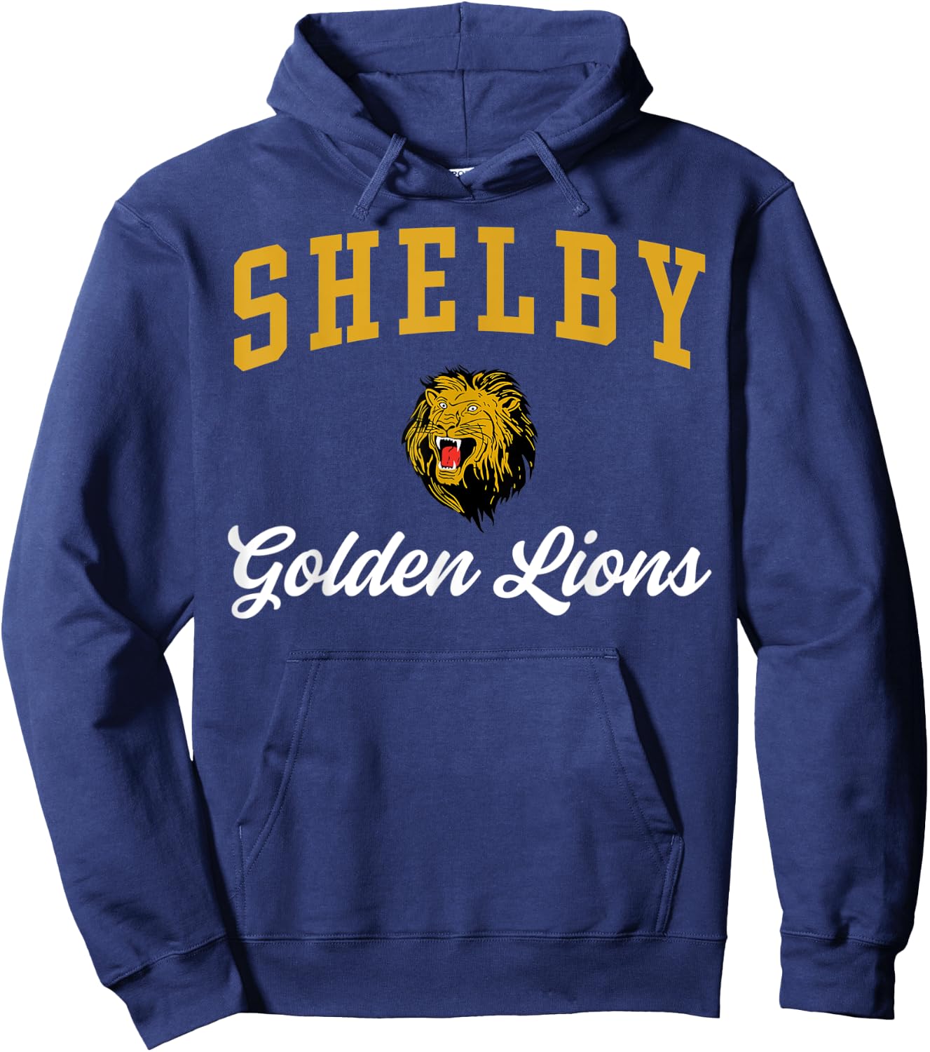 Shelby High School Golden Lions C3 Hoodie - Hoodie | Navy