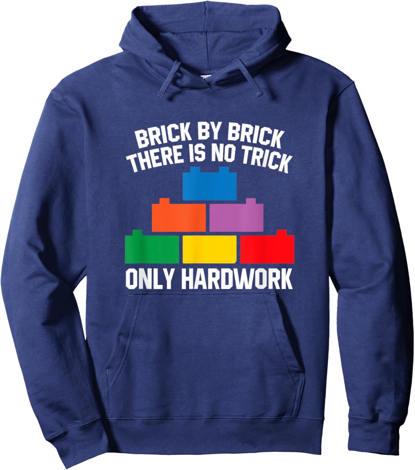 Brick Builder Blocks Building Master Builder Toys Kids Boys Hoodie - Hoodie | Navy