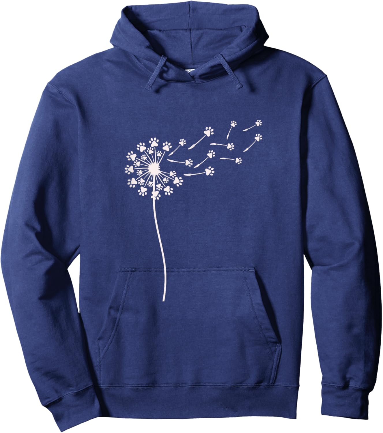 Dog Paw Heart Dog Mum Dog Lover Dog Love Dogs Hoodie - Hoodie | Navy