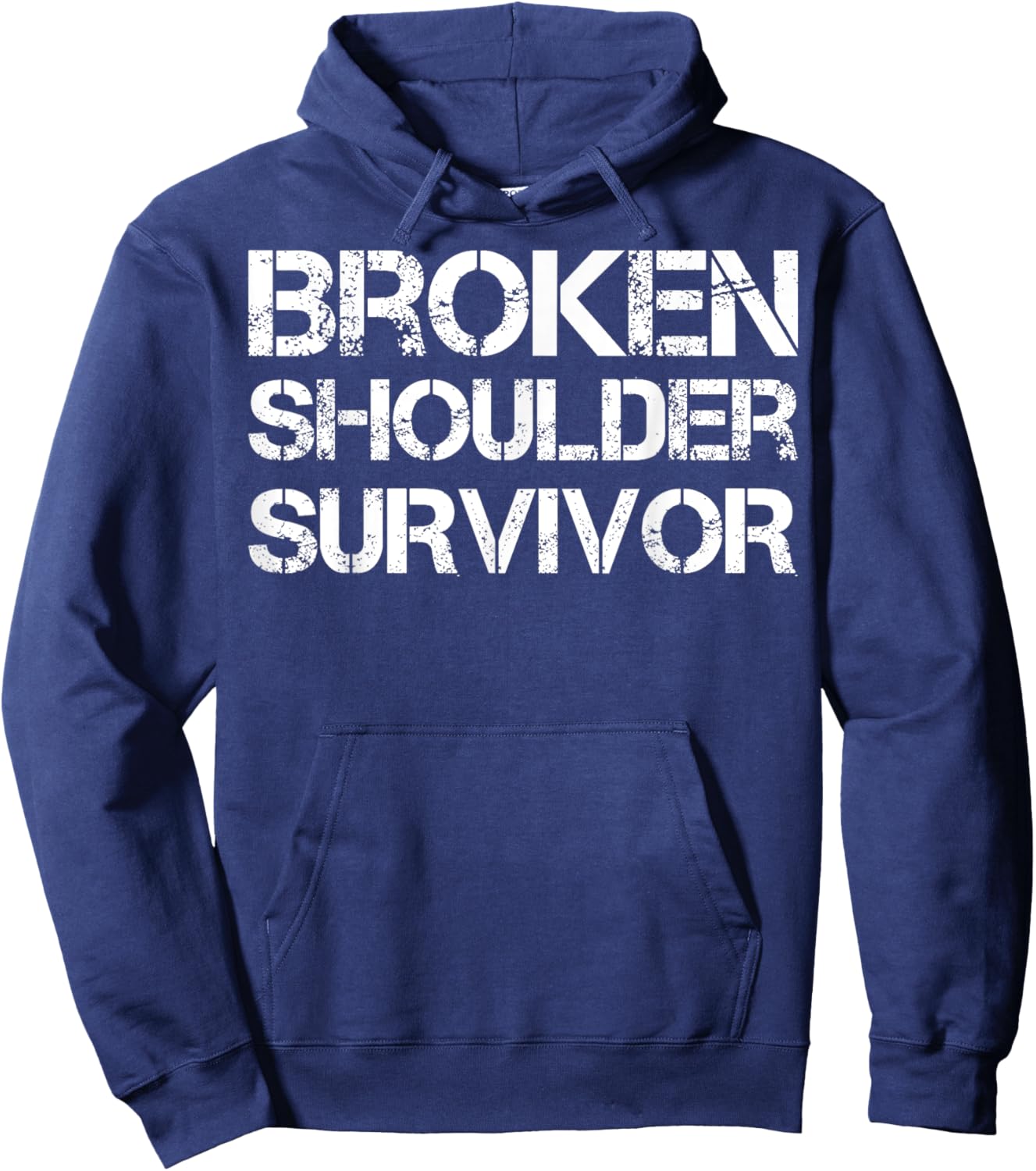 Broken Shoulder Survivor Hoodie - Hoodie | Navy
