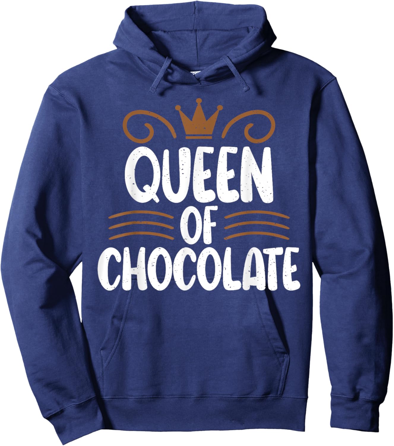 Chocolate Lover Queen of Chocolate Hoodie - Hoodie | Navy