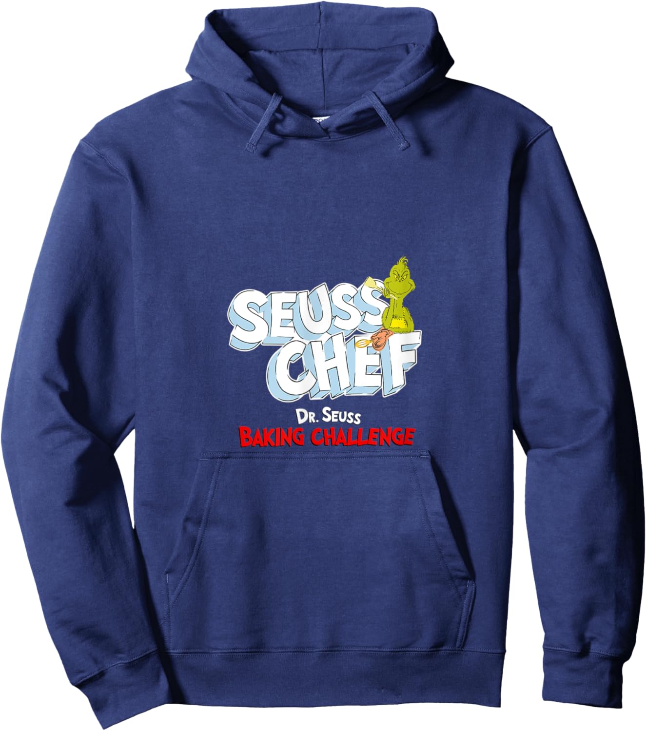 Dr. Seuss Baking Challenge Seuss Chef The Grinch Hoodie - Hoodie | Navy