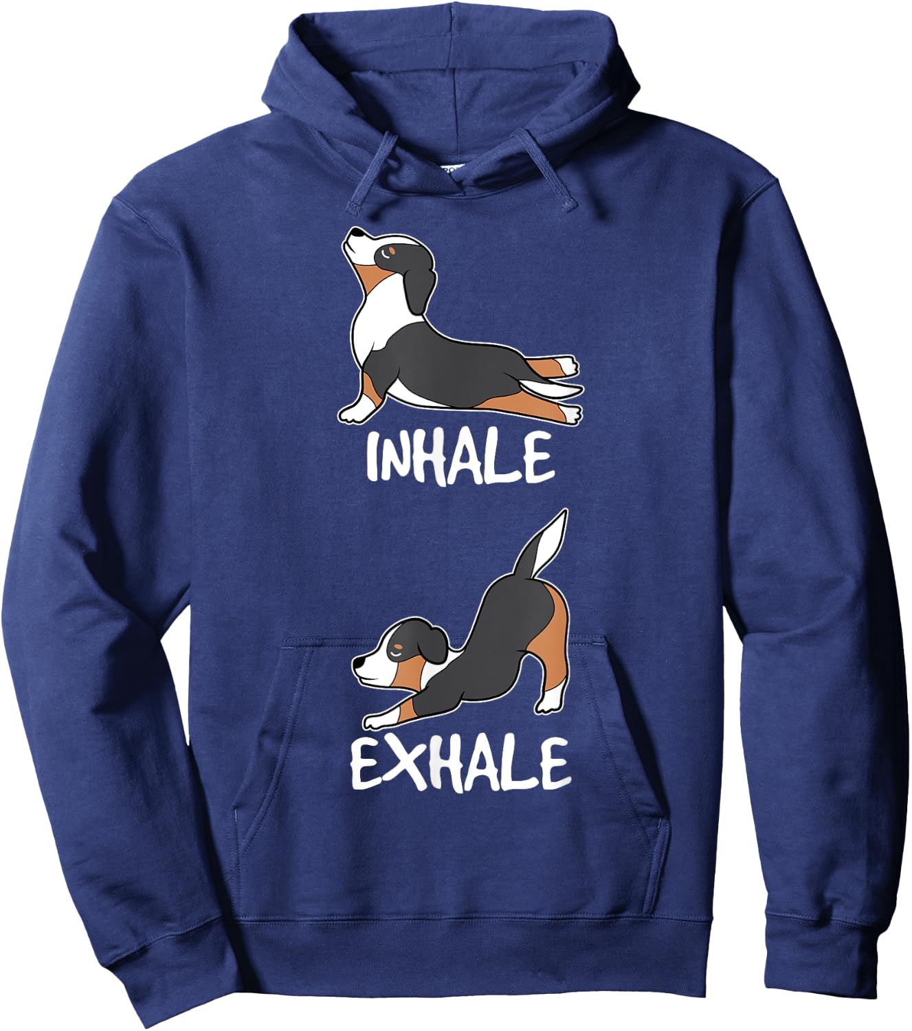 Funny Aussie Shepherd Gifts Yoga Australian Shepherd Lover Hoodie - Hoodie | Navy