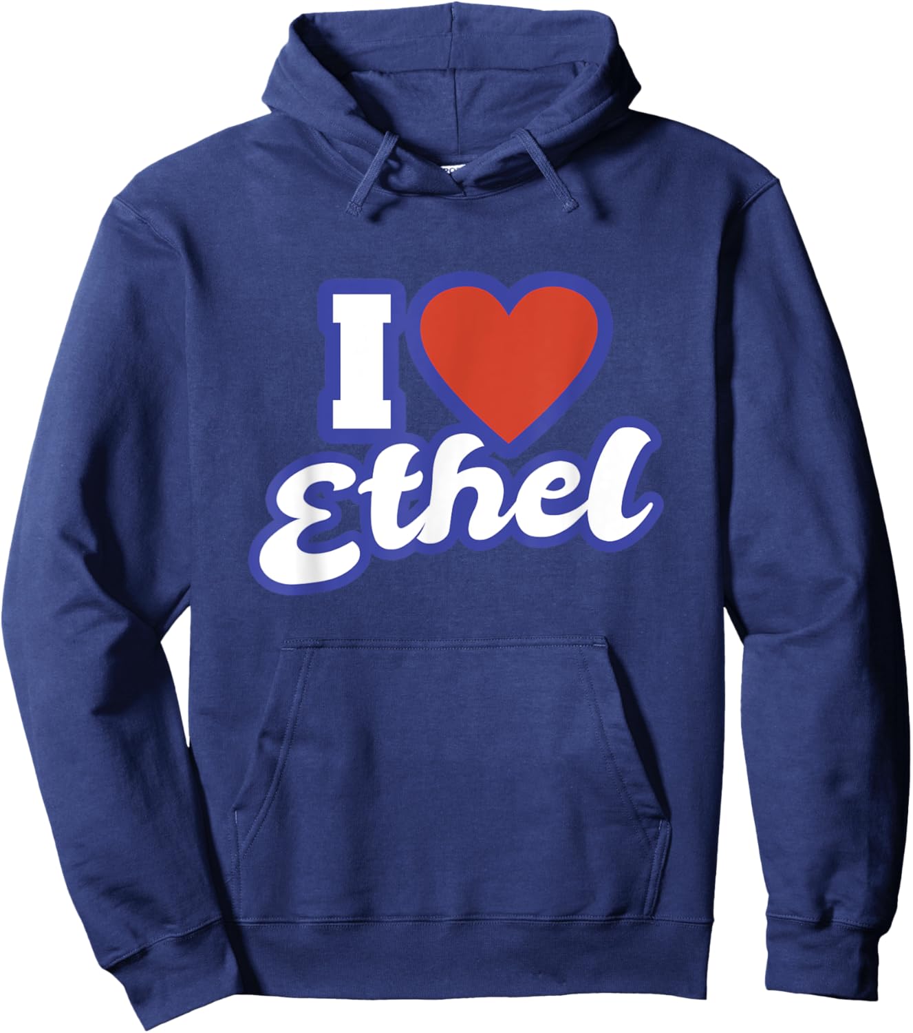 I Love Ethel Hoodie - Hoodie | Navy