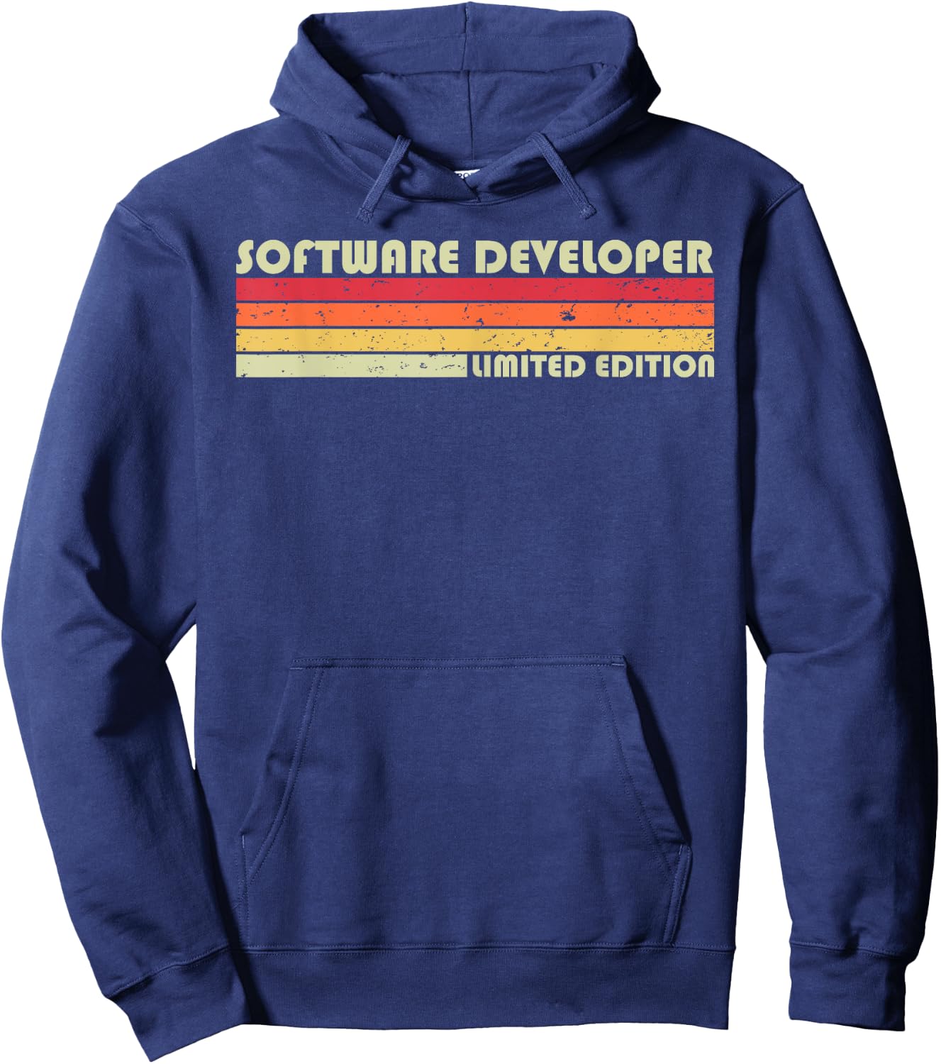 SOFTWARE DEVELOPER Funny Job Title Birthday Worker Idea Hoodie - Hoodie | Navy