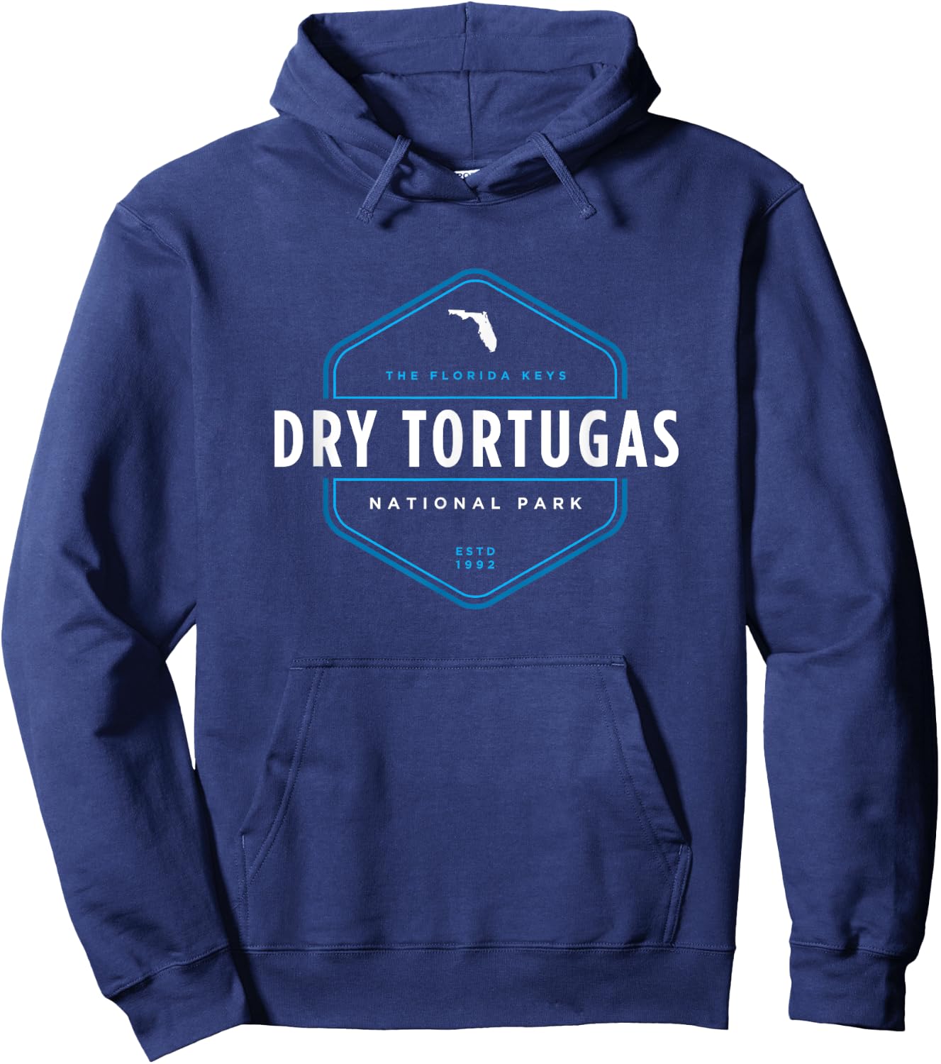 Dry Tortugas National Park Florida Graphic Hoodie - Hoodie | Navy