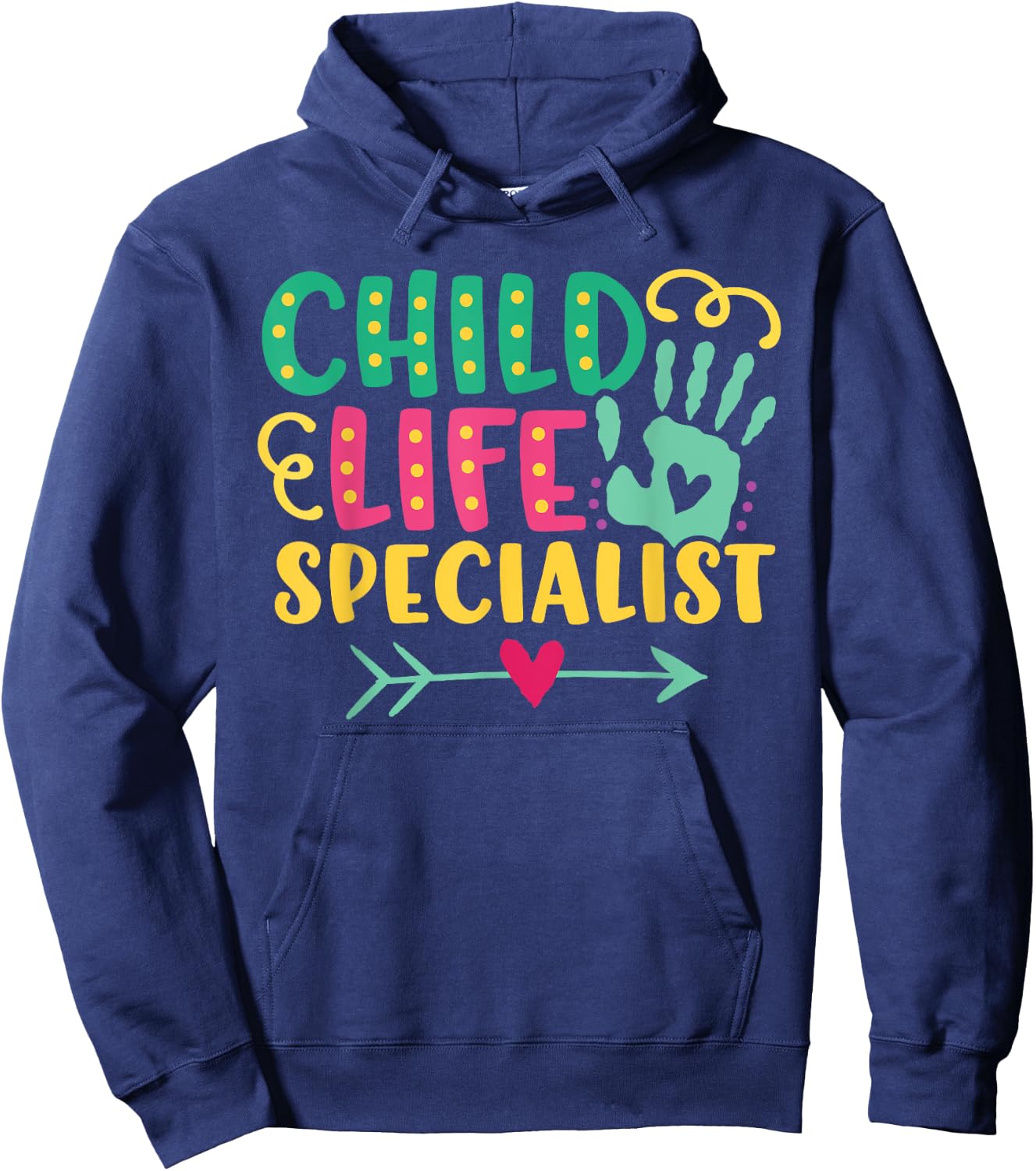 Cute Child Life Specialist - Pediatric Hospital Hoodie - Hoodie | Navy