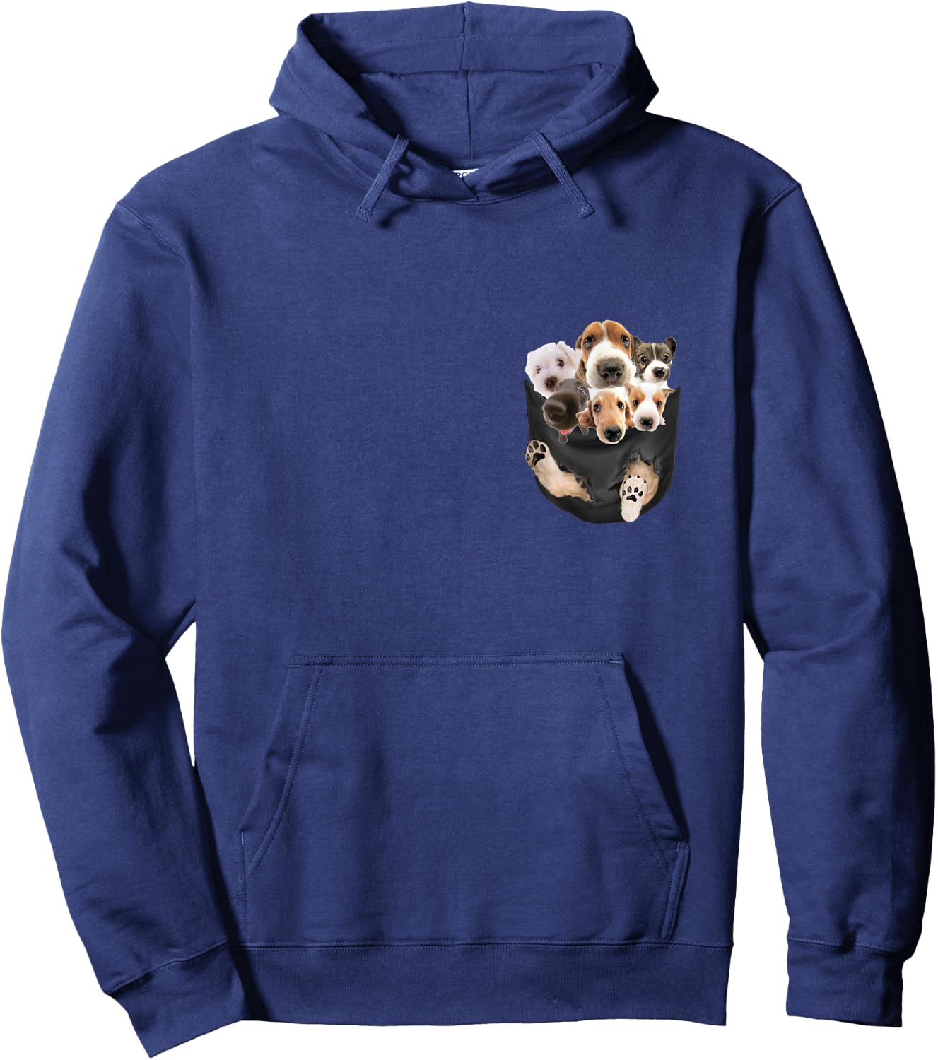 Dog Lovers Gifts Dogs In Pocket Funny Dog Face Hoodie - Hoodie | Navy
