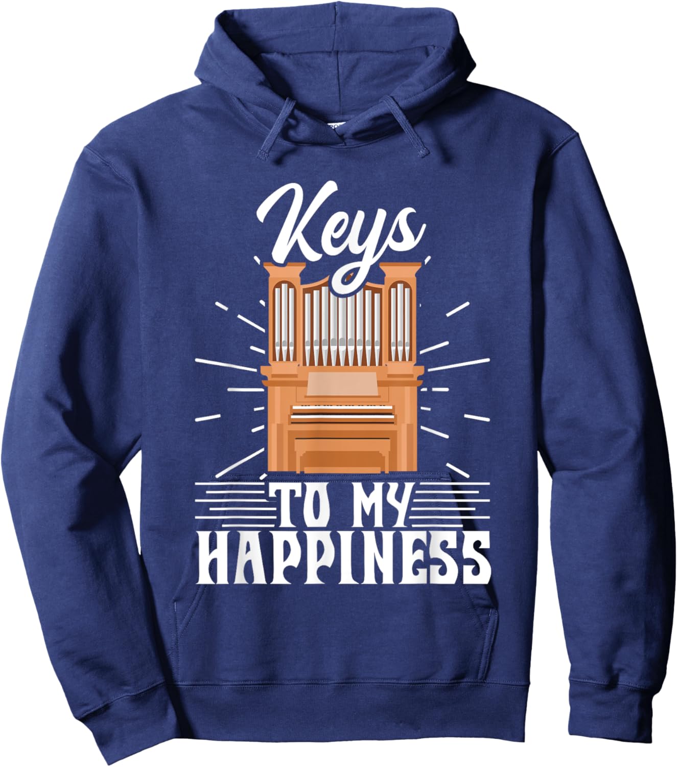 Church Organ Player Church Musician Church Organist Hoodie - Hoodie | Navy