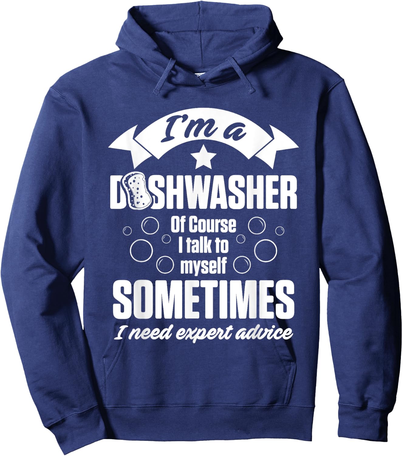 Dishwasher Expert Funny Dishwashing Gift Hoodie - Hoodie | Navy