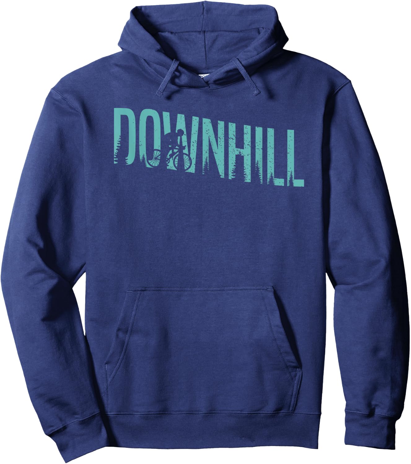 Down Hill Mountain Bike MTB Biking Bike Riding Cycling Biker Hoodie - Hoodie | Navy