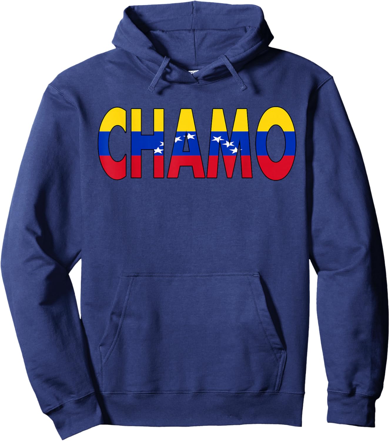 Artistic Design Venezuelan Chamo Flannel Venezuela Hoodie - Hoodie | Navy