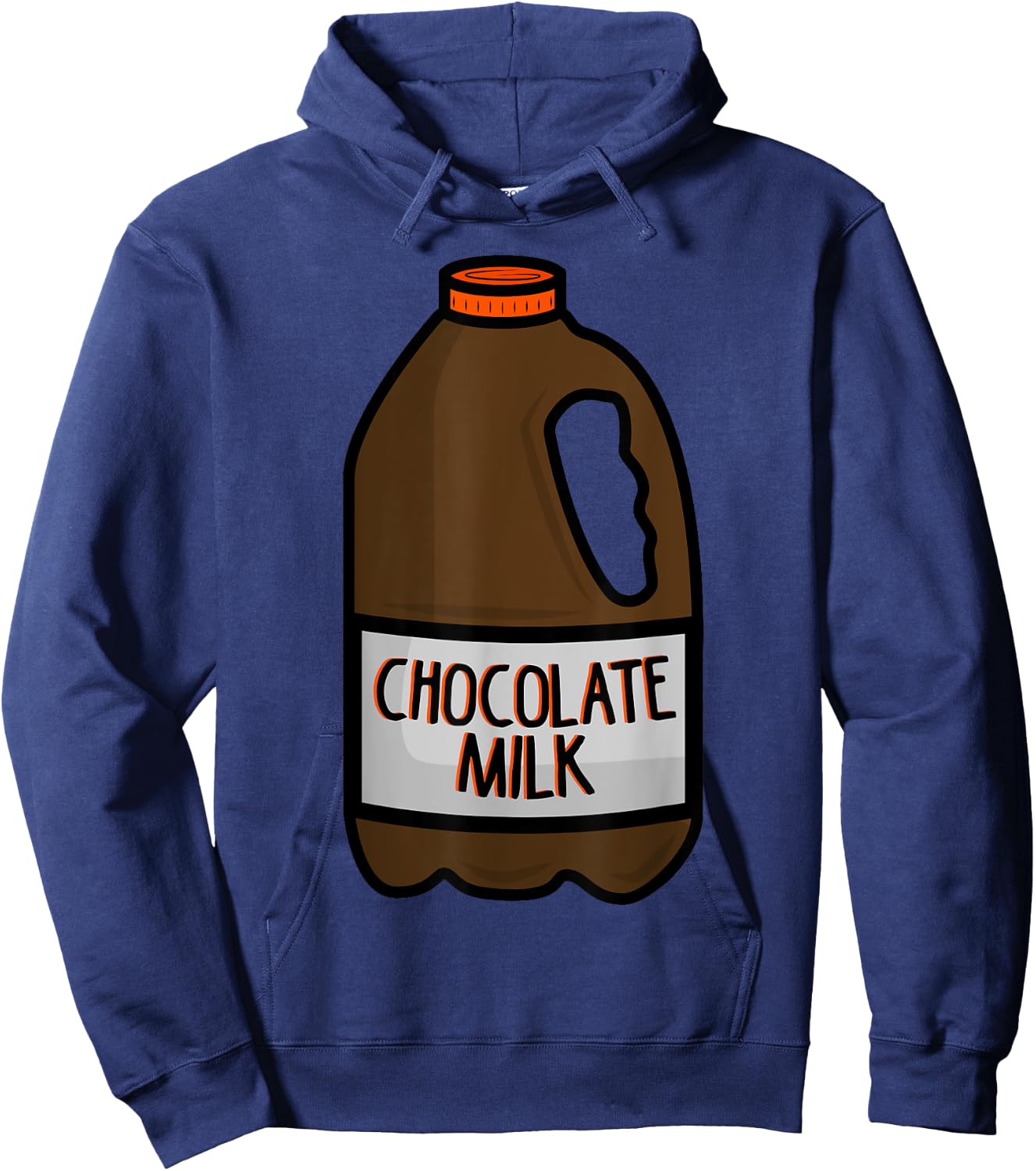 Chocolate Milk Costume - Matching Halloween Costume Hoodie - Hoodie | Navy