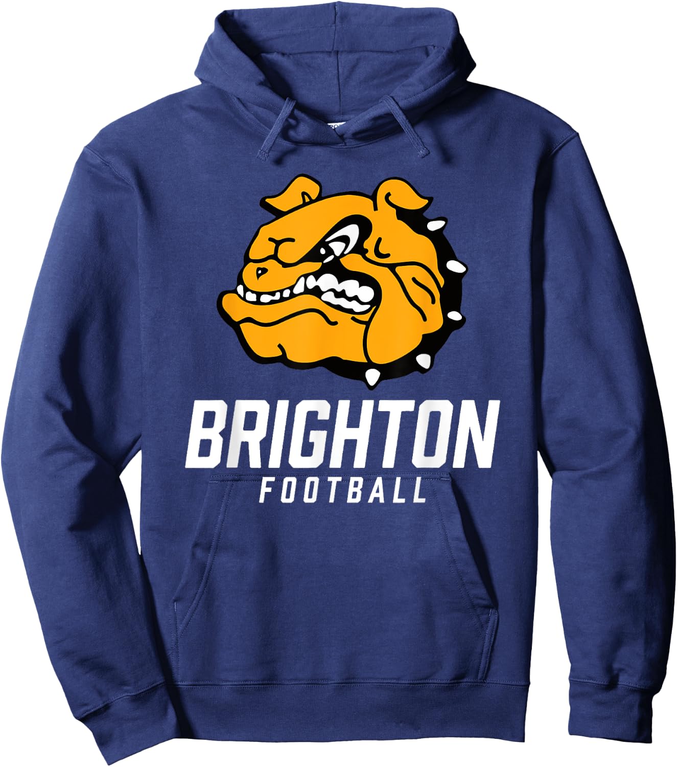 Brighton Bulldogs Logo Football Team HS Hoodie - Hoodie | Navy