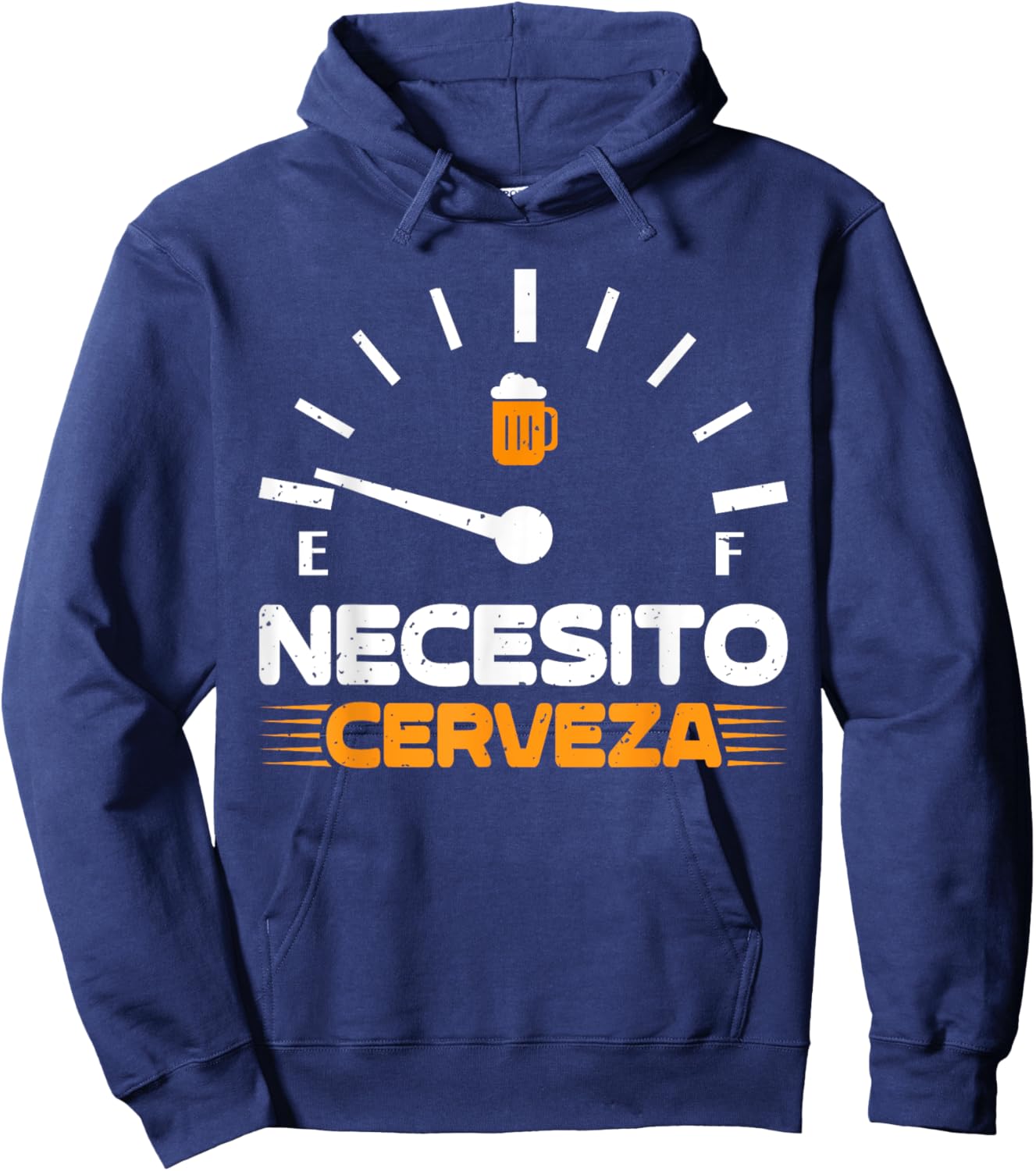 Beer Mexican Party men Necesito Cerveza Cinco De Mayo Beer Hoodie - Hoodie | Navy
