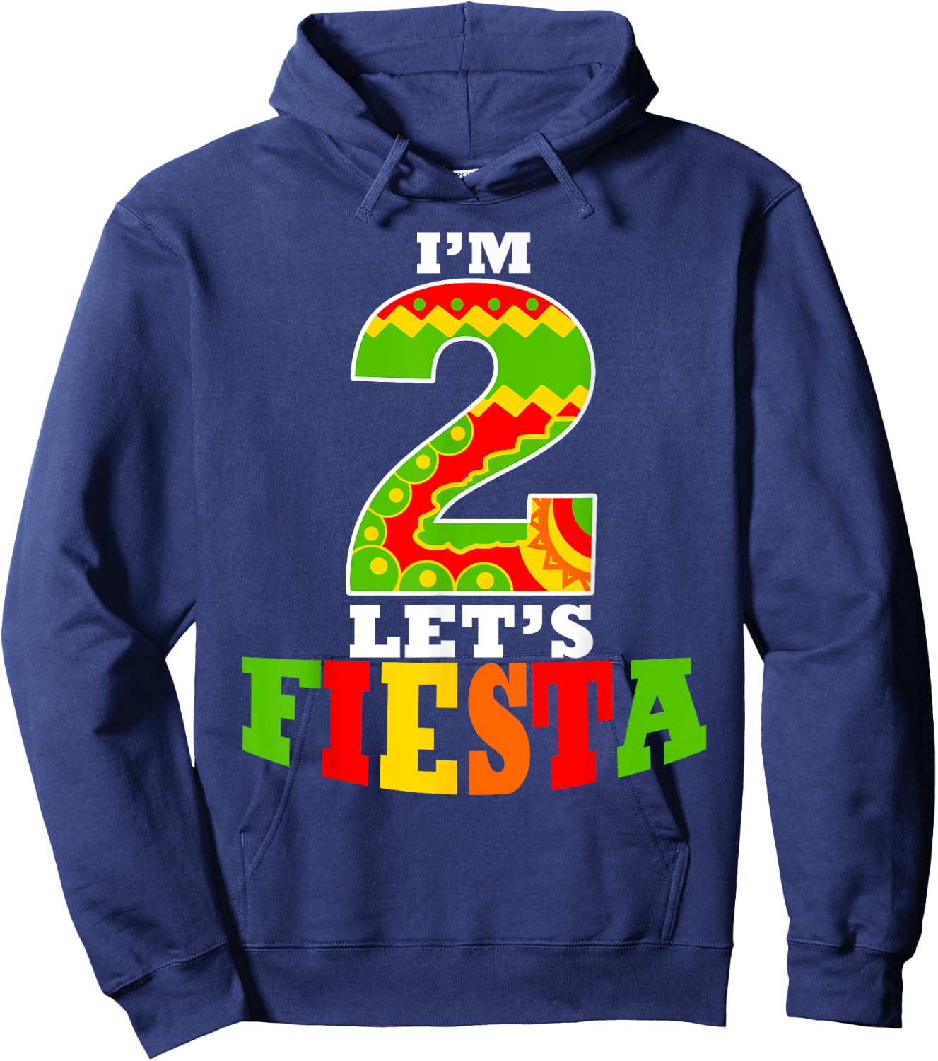 I'm Dos Taco Twosday 2nd Birthday Gift Kids Boy Girl Hoodie - Hoodie | Navy