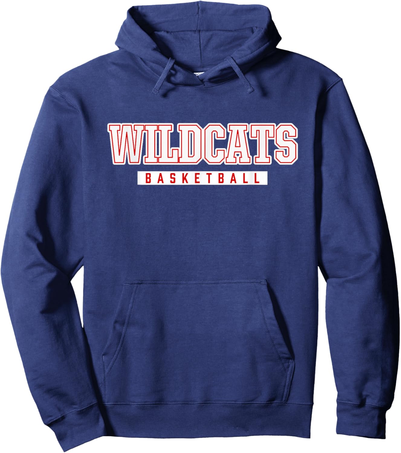 Wildcats Basketball East High School Hoodie - Hoodie | Navy