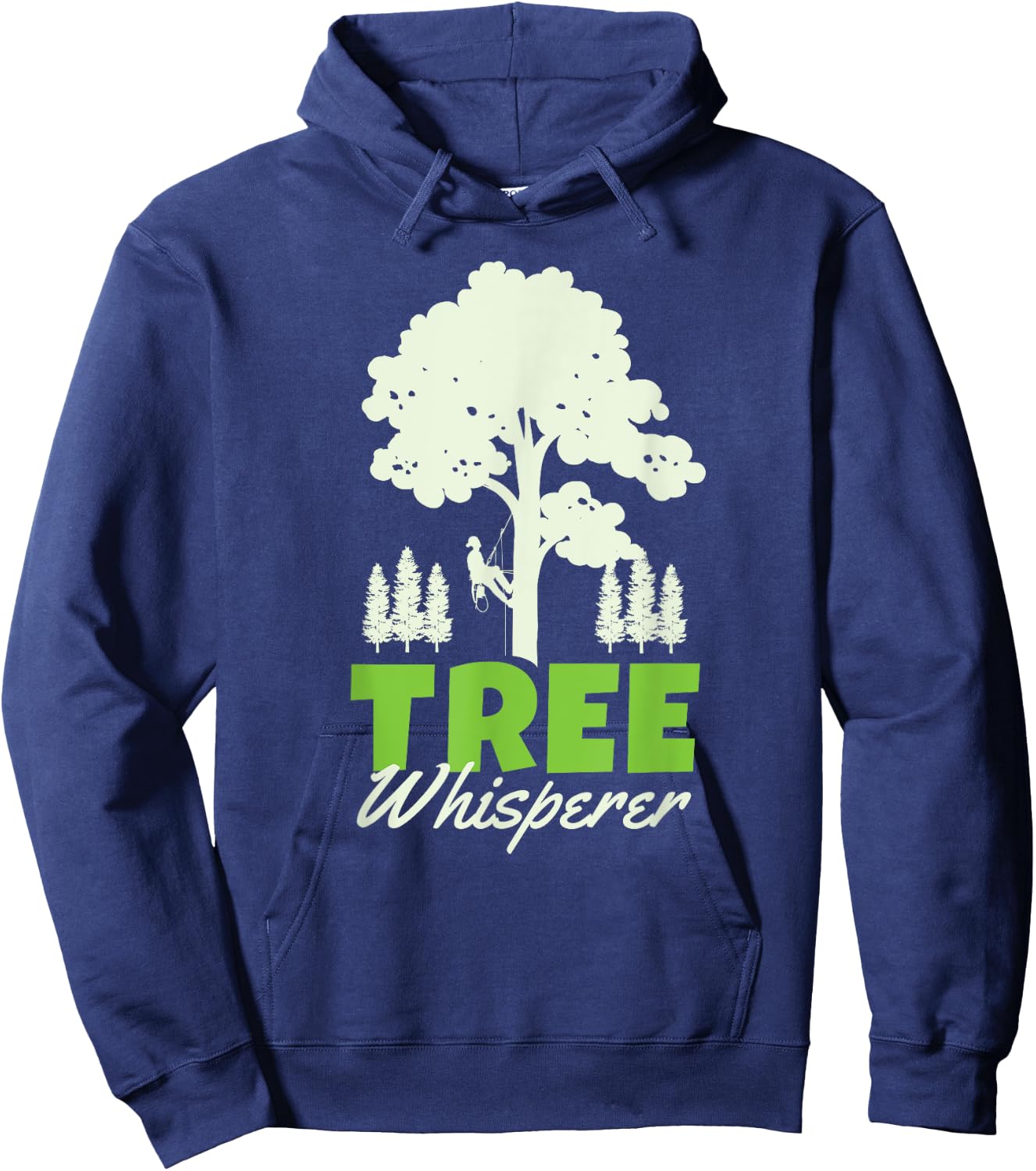 Tree Climber Arborist Tree Surgeon Whisperer Hoodie - Hoodie | Navy
