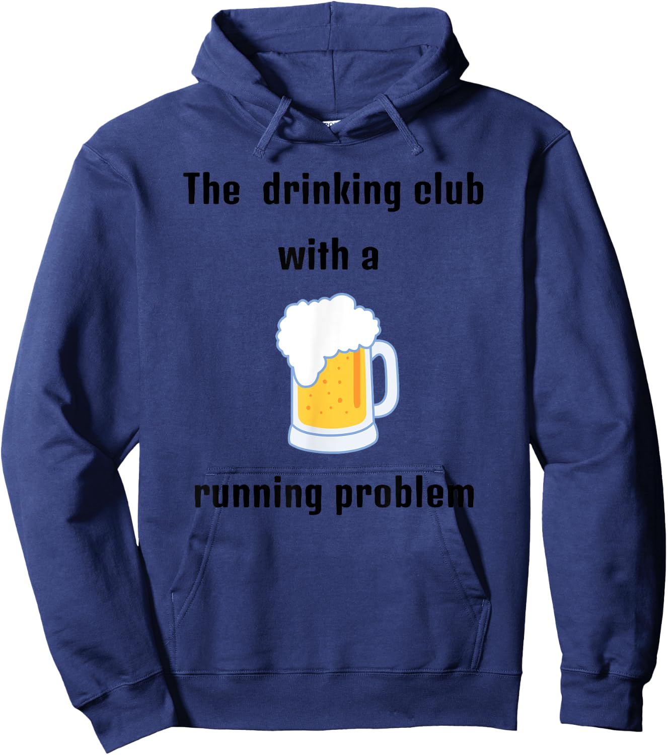 The Drinking Club with a Running Problem Hash House Harriers Hoodie - Hoodie | Navy