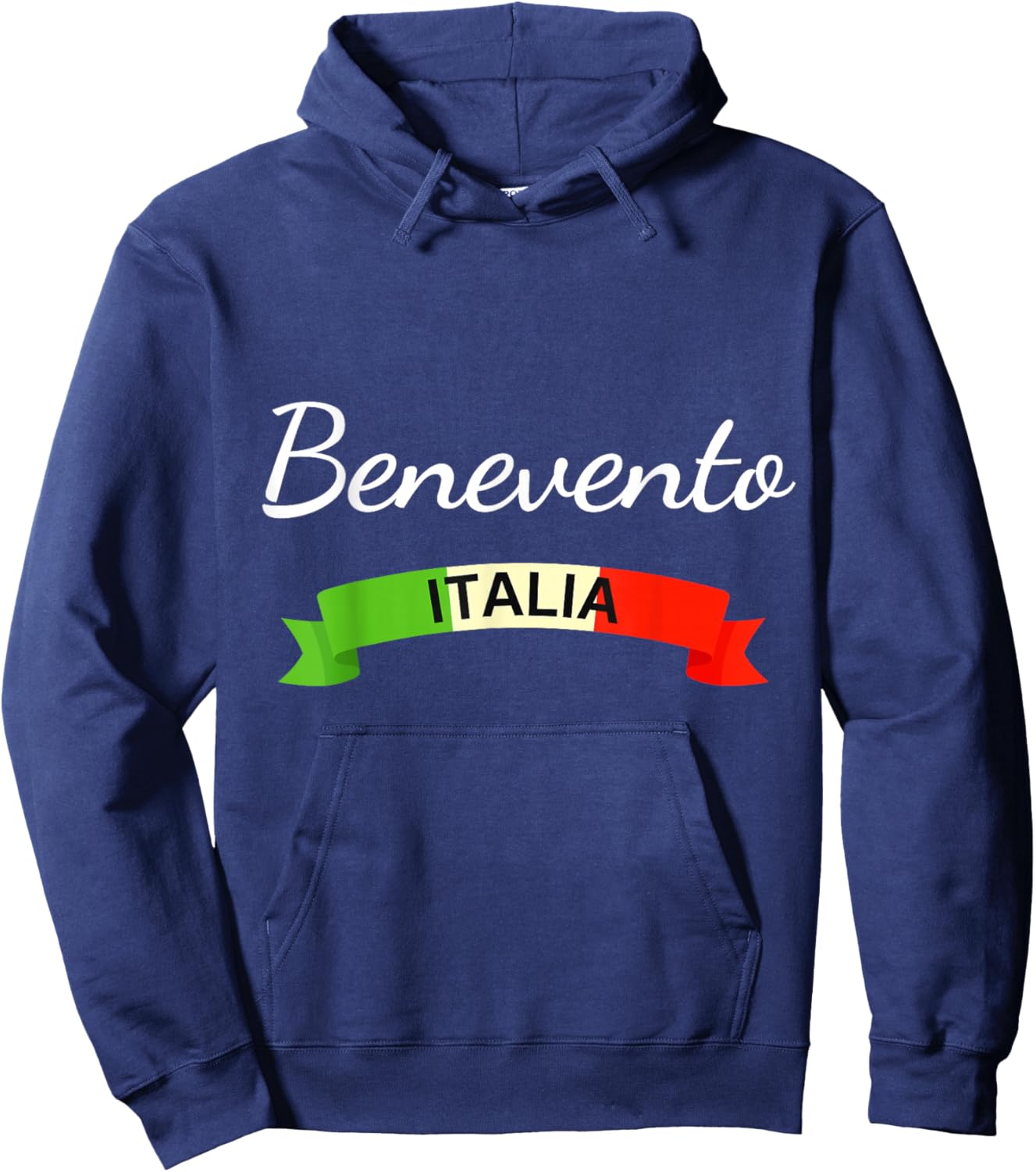 Benevento Italy Flag Italia Souvenir Matching Italian Hoodie - Hoodie | Navy