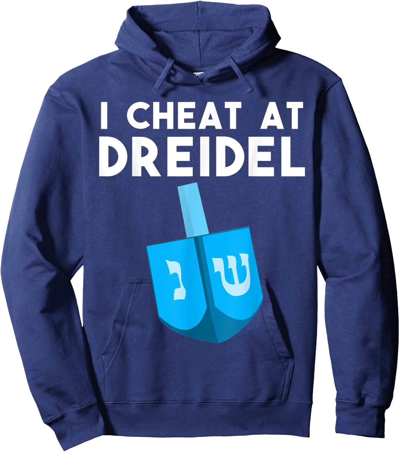 Funny I Cheat At Dreidel Cool Chanukah Gift Women Hoodie - Hoodie | Navy