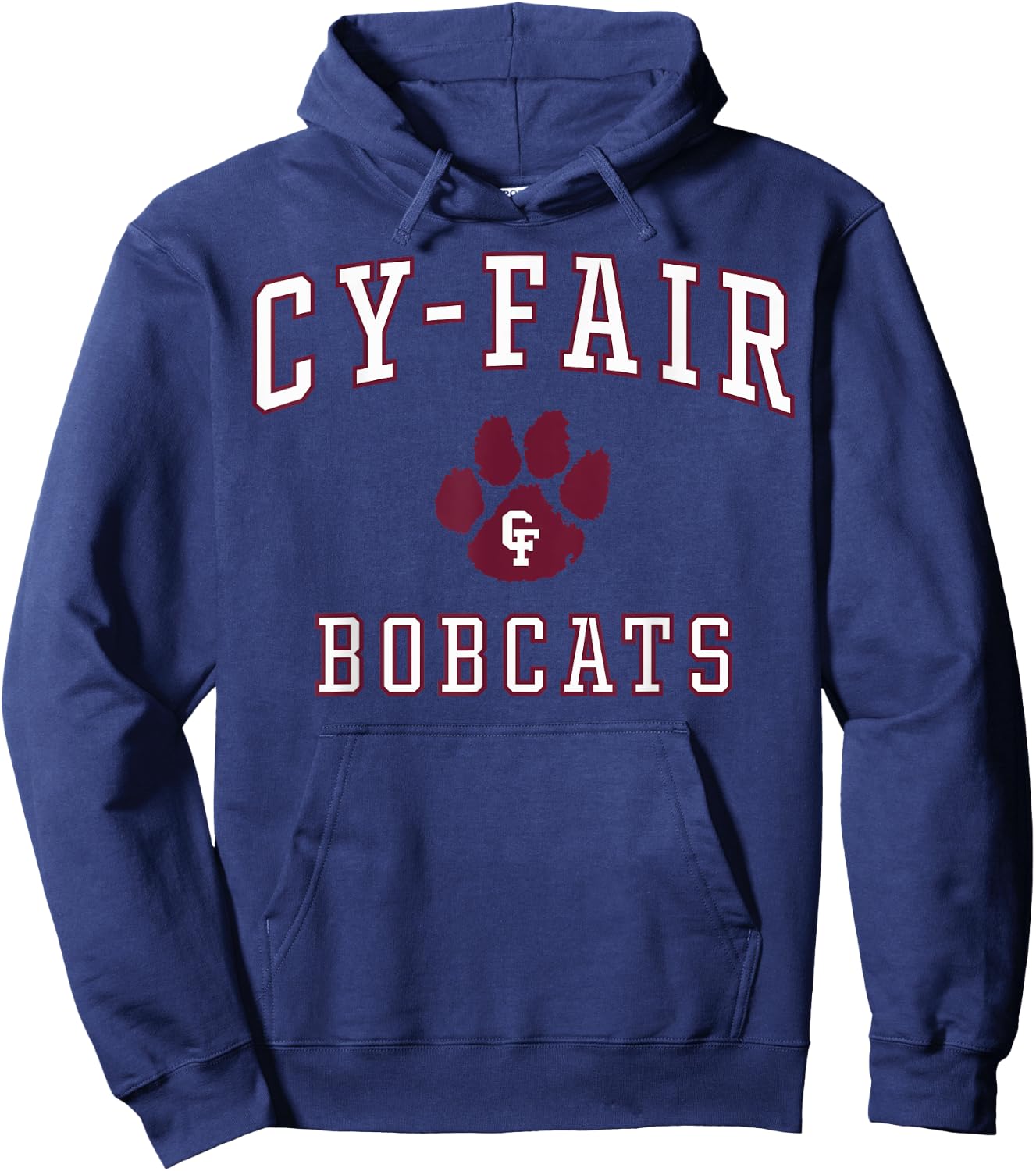 Cy-Fair High School Bobcats C1 Hoodie - Hoodie | Navy