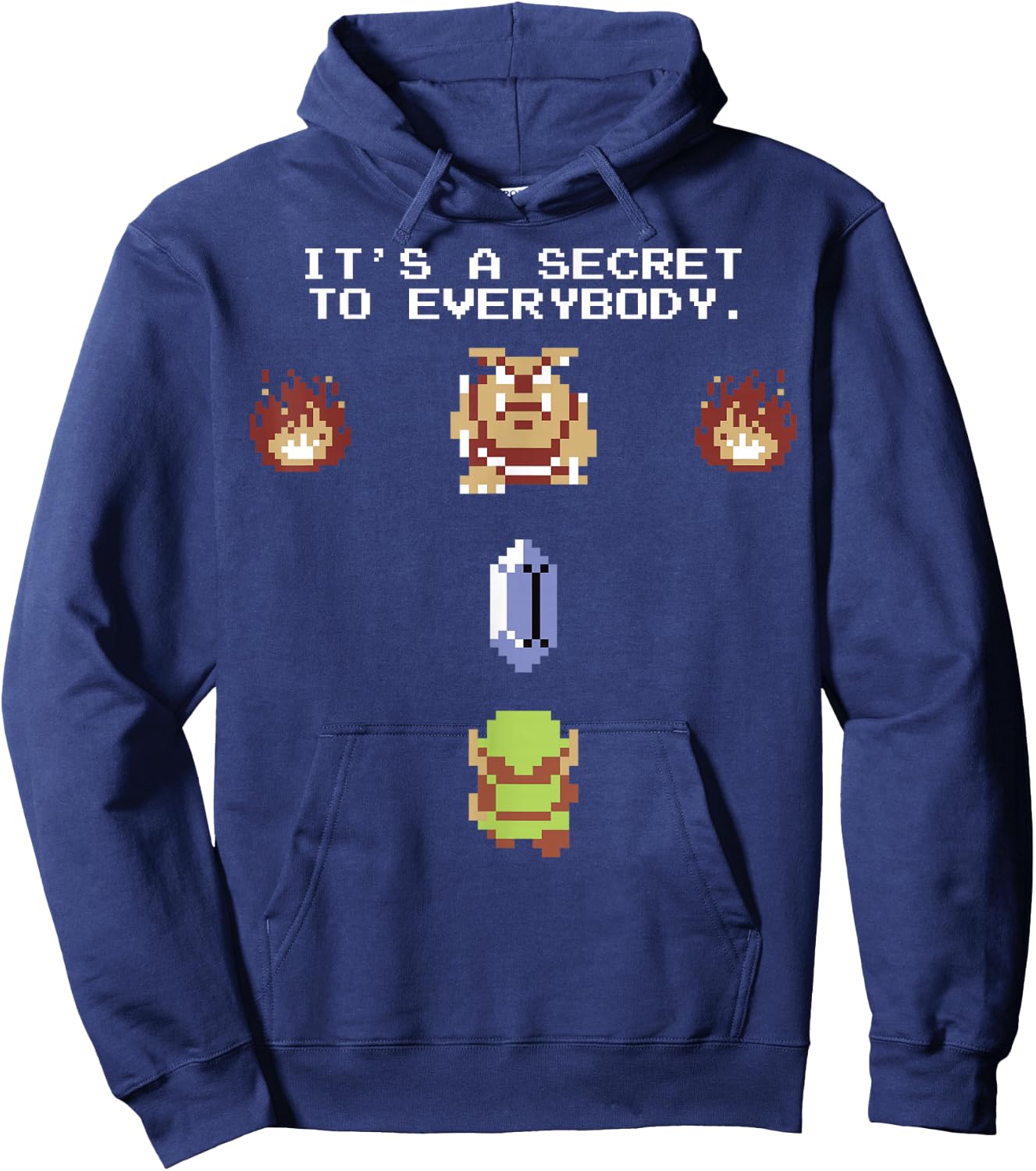 The Legend of Zelda It's A Secret To Everybody Hoodie - Hoodie | Navy