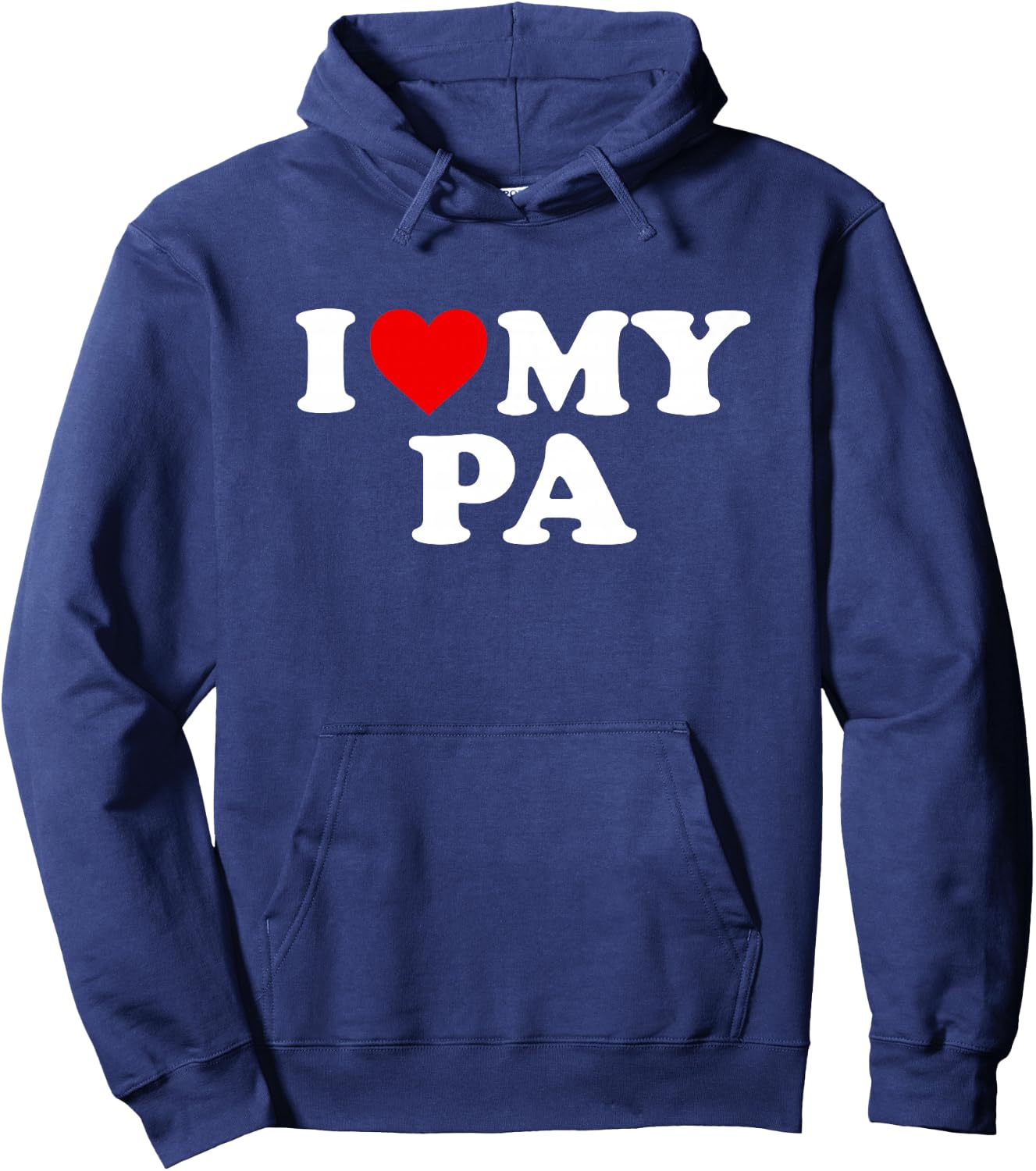 I Love My Pa Design: Toddler, Boy, Girl, Youth, Baby Hoodie - Hoodie | Navy