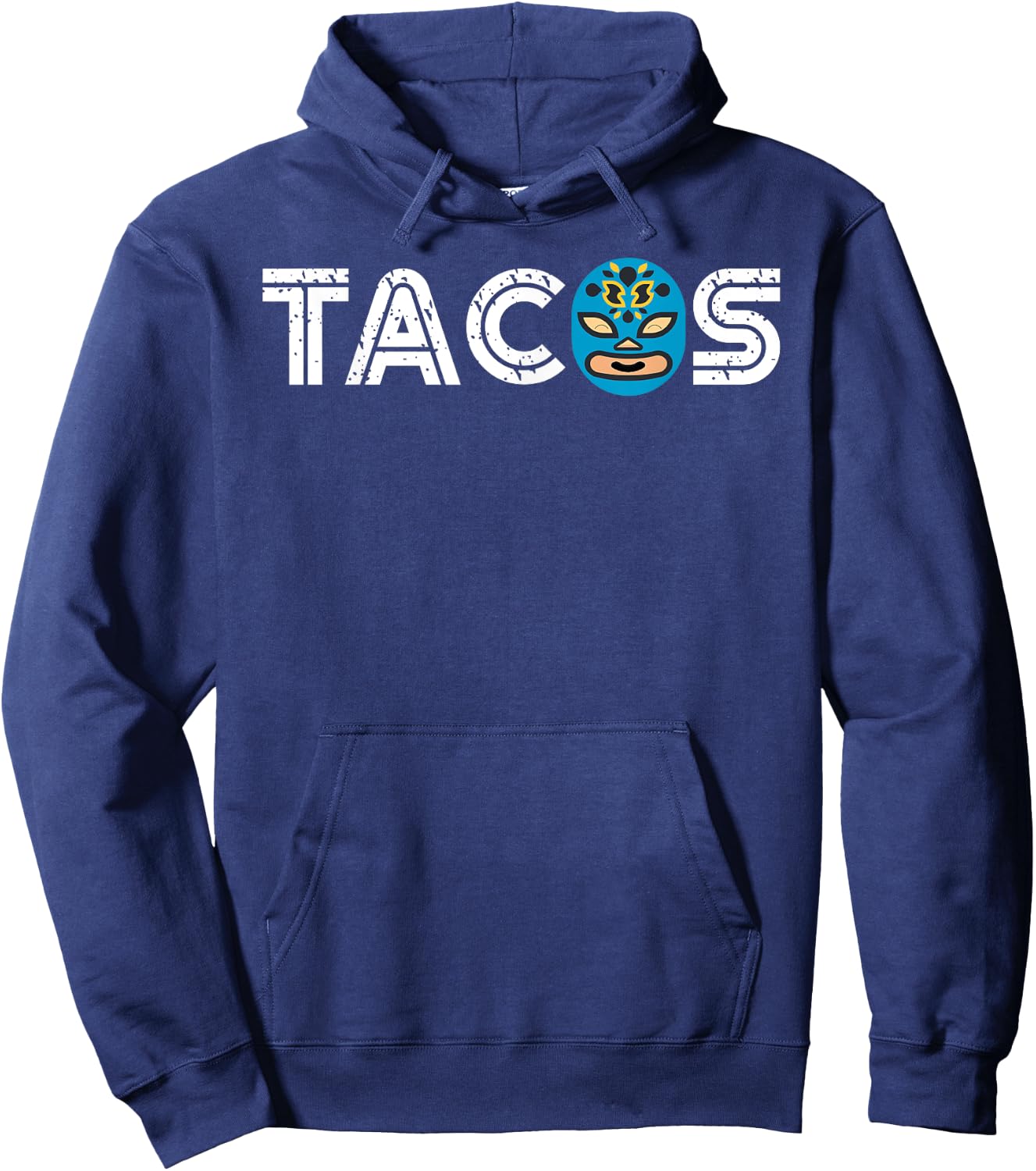 Cute Unique Lucha Libre Wrestling Mask Taco Shirt Gift Hoodie - Hoodie | Navy
