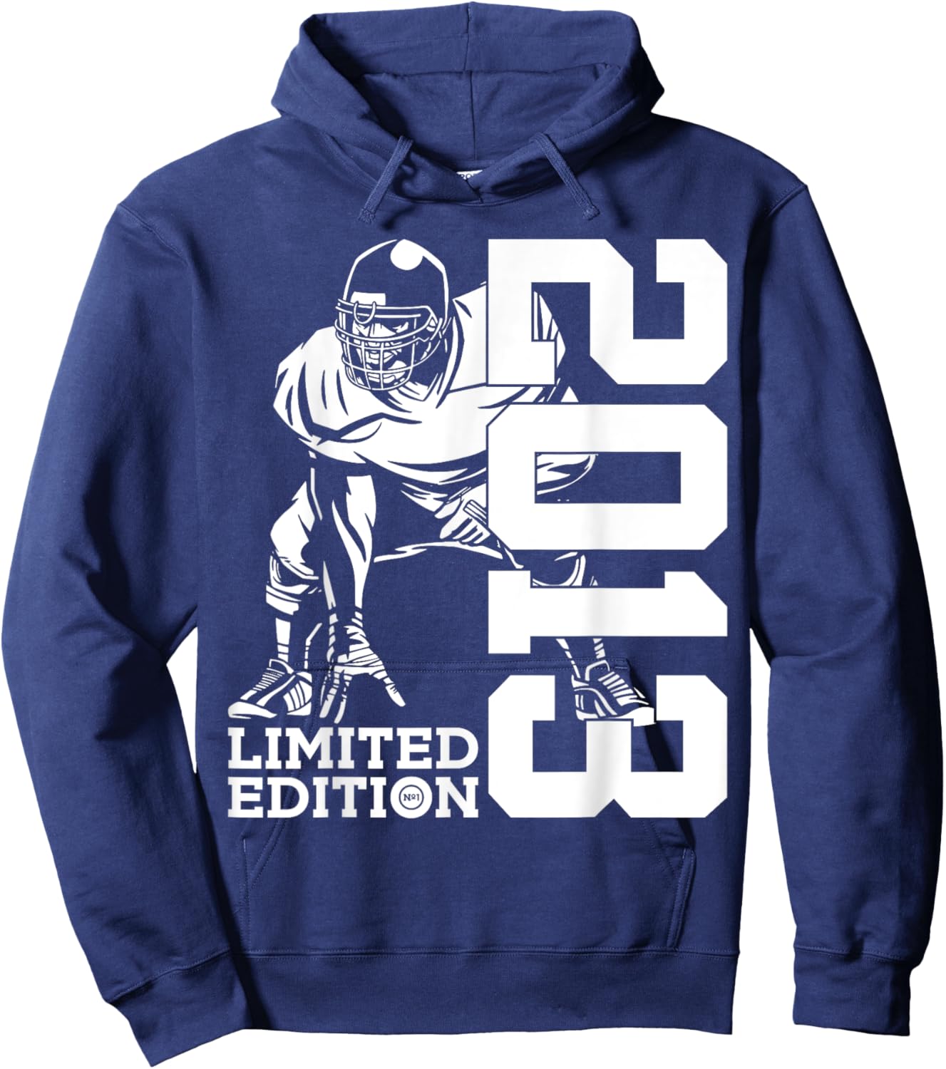 JAHRGANG 2013 OUTFIT ZUM 12. GEBURTSTAG 12th Birthday American Football Themed Kids , Black, Small Hoodie - Hoodie | Navy