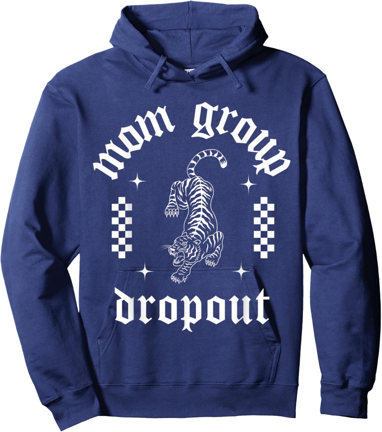 Mom Group Dropout Funny Mama Grunge Punk Cool Tattoo Hoodie - Hoodie | Navy