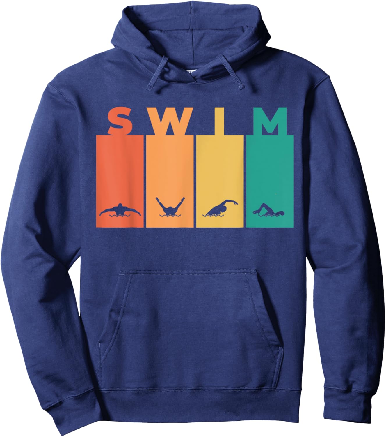 Cool Swimming Women Kids Swimmer Swim Instructor Hoodie - Hoodie | Navy