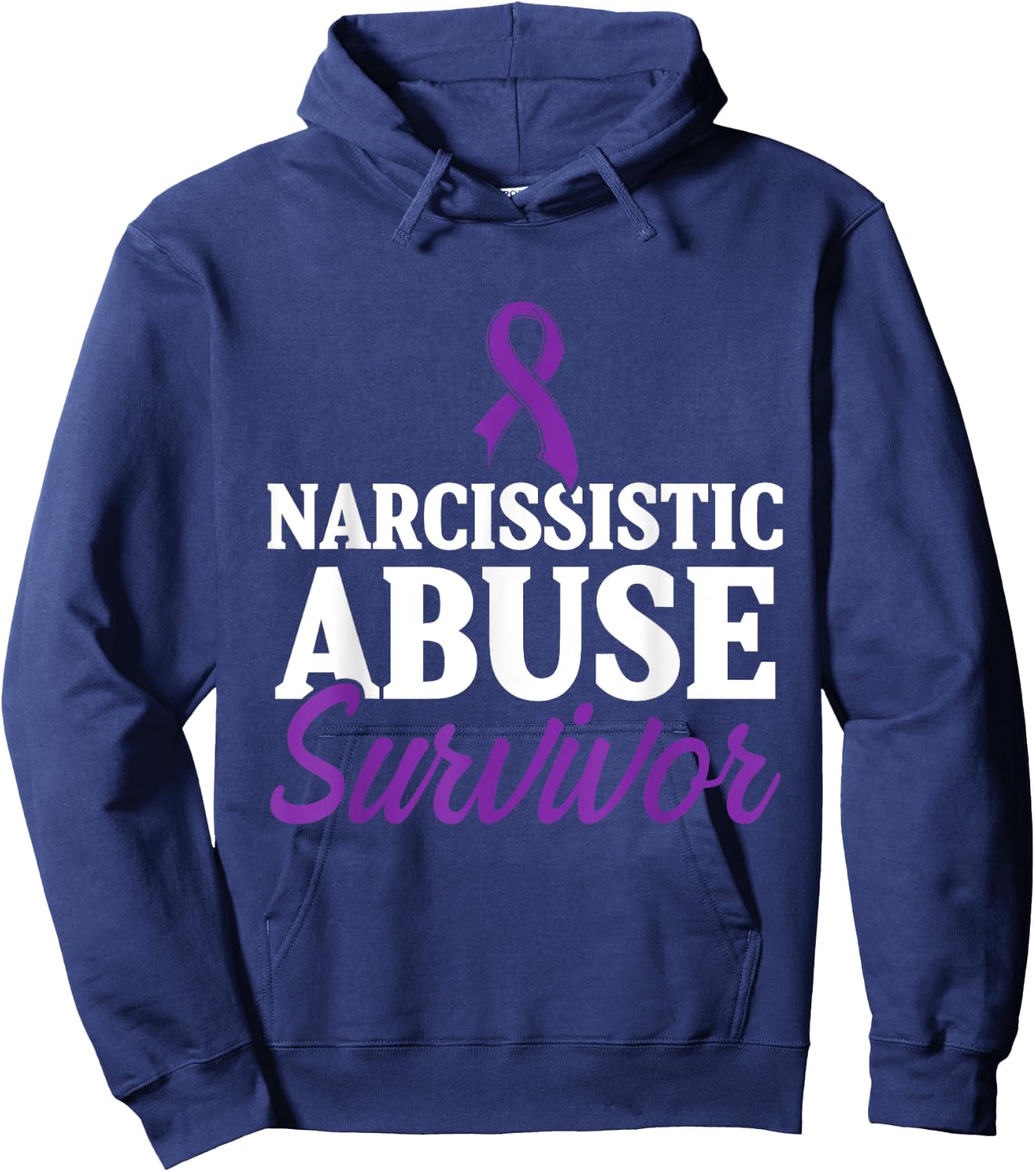 World Narcissistic Abuse Awareness Surviving Survivor Hoodie - Hoodie | Navy