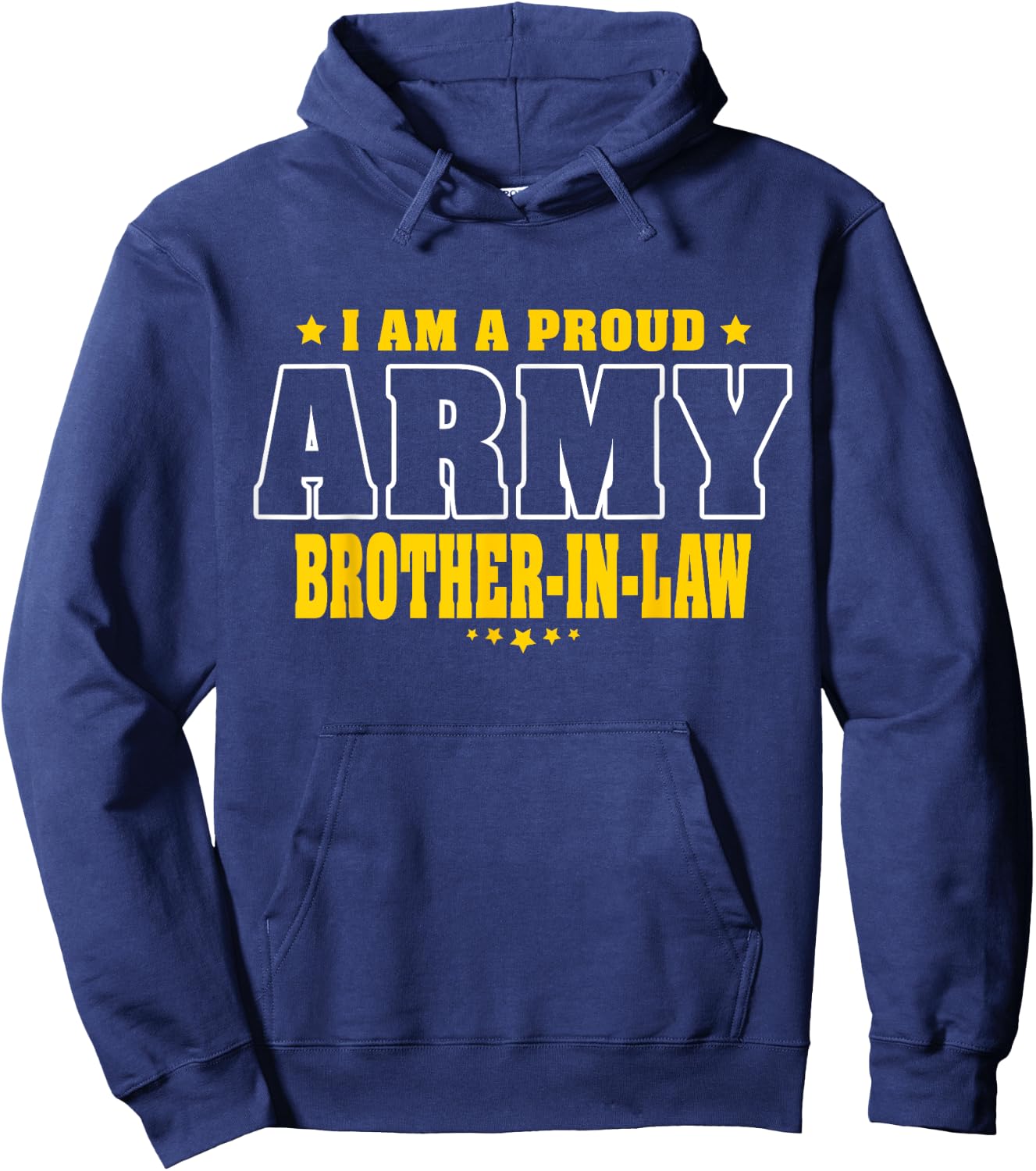 I Am A Proud Army Brother-In-Law Pride Military bro-in-law Hoodie - Hoodie | Navy