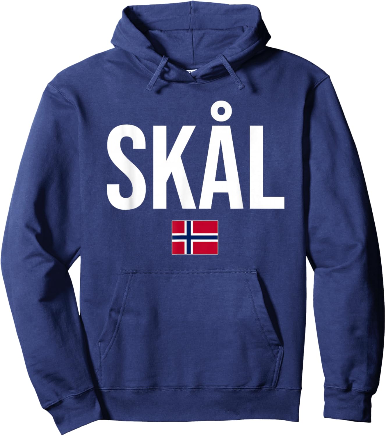 Norwegian Phrases and Sayings Gift Store Cheers in Norwegian Norway - -Adults, Black, Small, Short Sleeve, Modern, Lightweight, Cotton, Polyester Hoodie - Hoodie | Navy