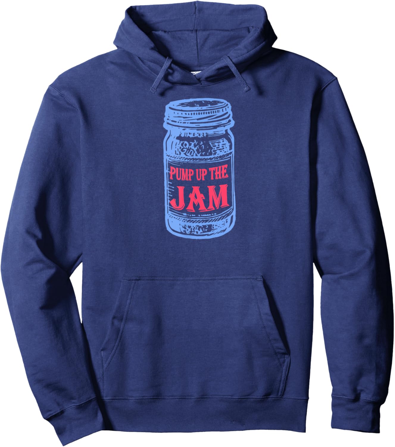 Pump Up The Jam Jar. Hoodie - Hoodie | Navy