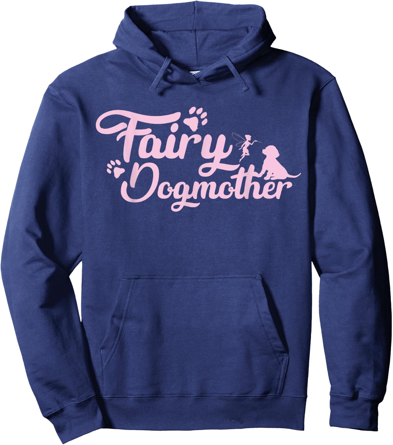 Fairy Dog Mother Dog Owners Mother's Day Men Women Hoodie - Hoodie | Navy