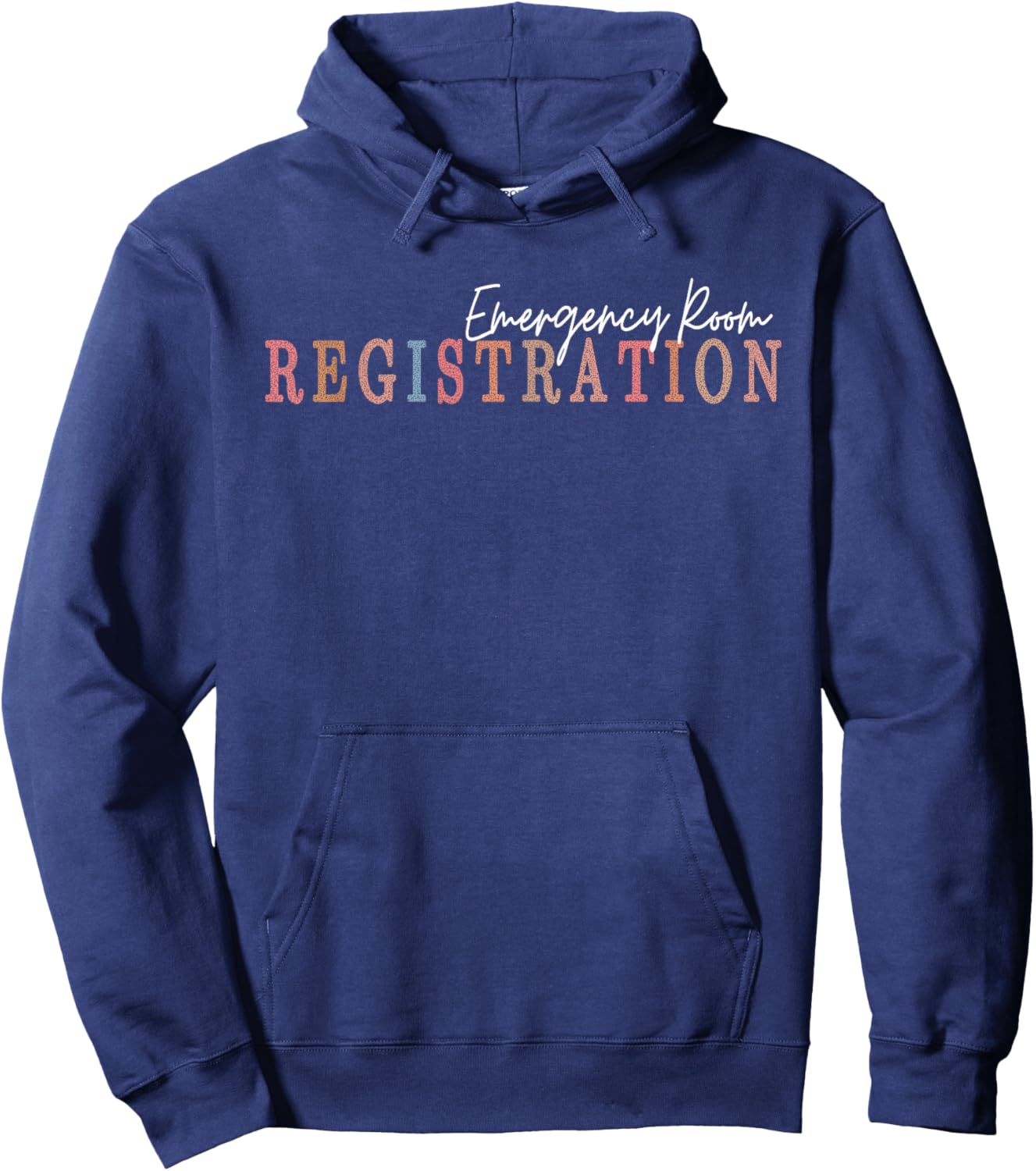 Emergency Room Registration Patient ER Registrar Nursing Hoodie - Hoodie | Navy