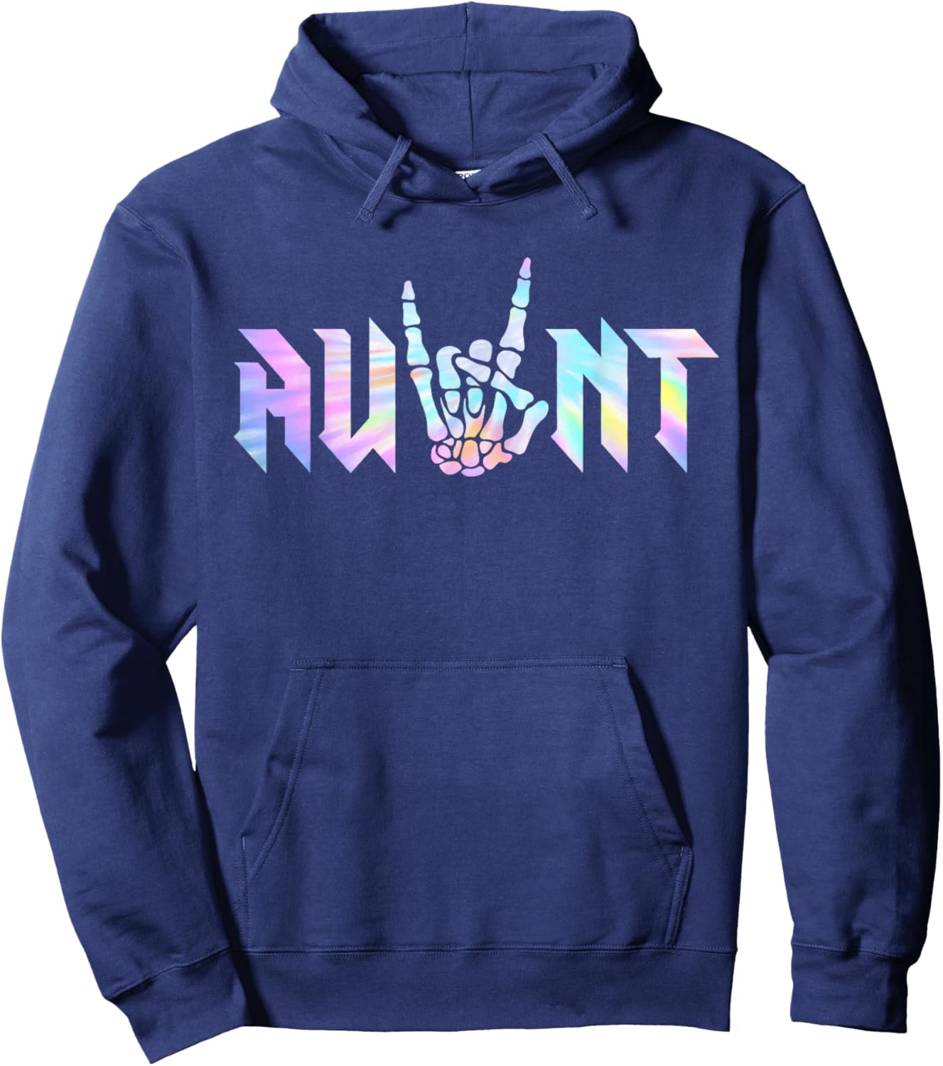 Aunt Of The Bad Two the Bone Birthday 2 Years Old Birthday Hoodie - Hoodie | Navy
